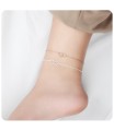 Gold Plated Silver Anklets ANK-105-GP